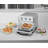 Cuisinart Compact Air Fryer Toaster Oven, 1800-Watt Motor with 6-in-1 Functions and Wide Temperature Range