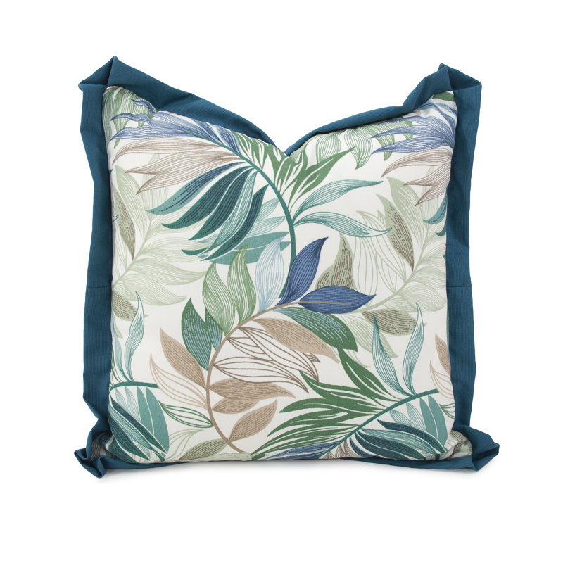 Throw Pillow, Fern Indigo, 20" x 20"