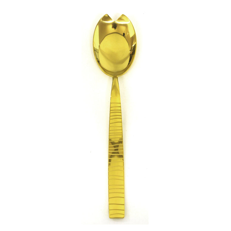 Tigre Stainless Steel Salad Servers, Oro