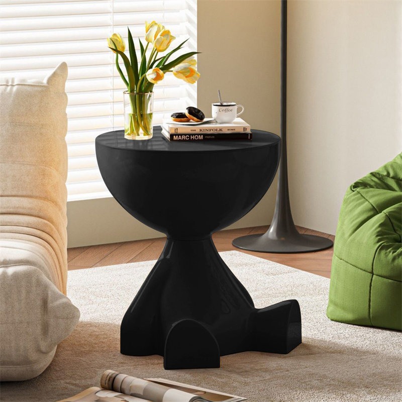 Table d'appoint figure, Noir