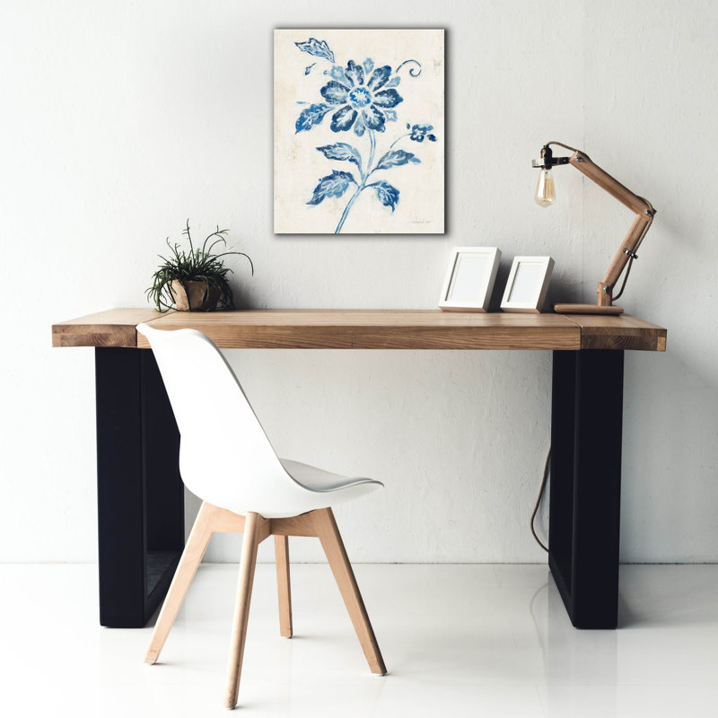 «Exotic Elegance Floral 4 Cream» par Danhui Nai, art mural sur toile, H 24 po x l 20 po