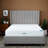 Lucid Upholstered Platform Bed Base with Wood Slats, Queen, Light Gray-806559025-806559034