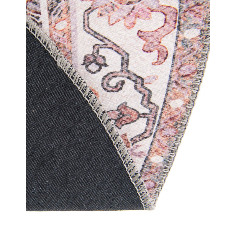 Bungalow Rose Esther Timeless Rug, Rond 3 pi 6 po x 3 pi 6 po