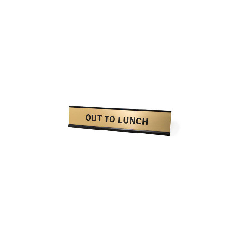 Panneau «Out to lunch»