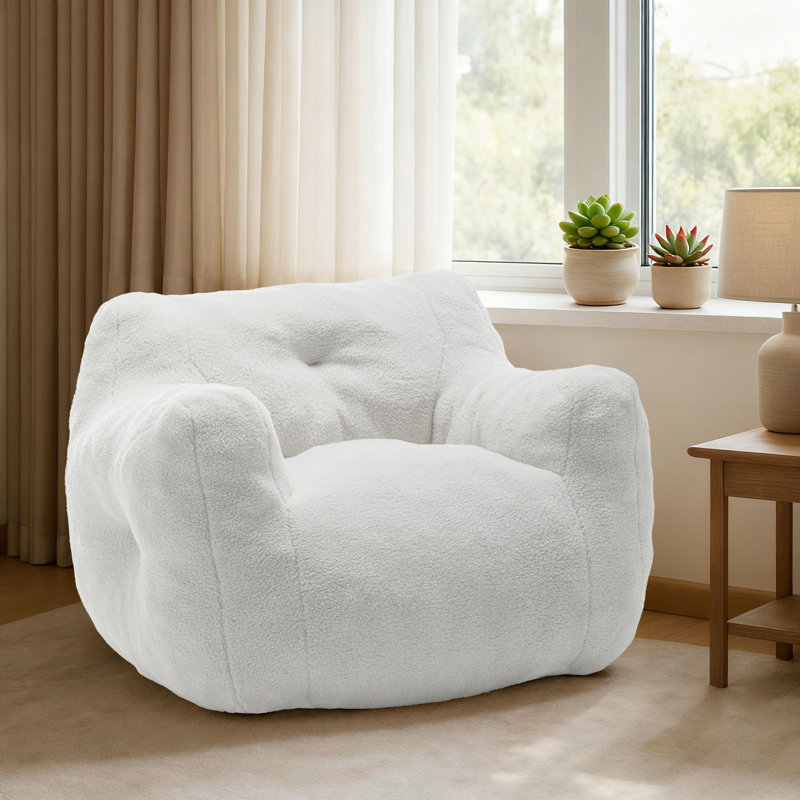 Fauteuil à billes Comfy, Blanc