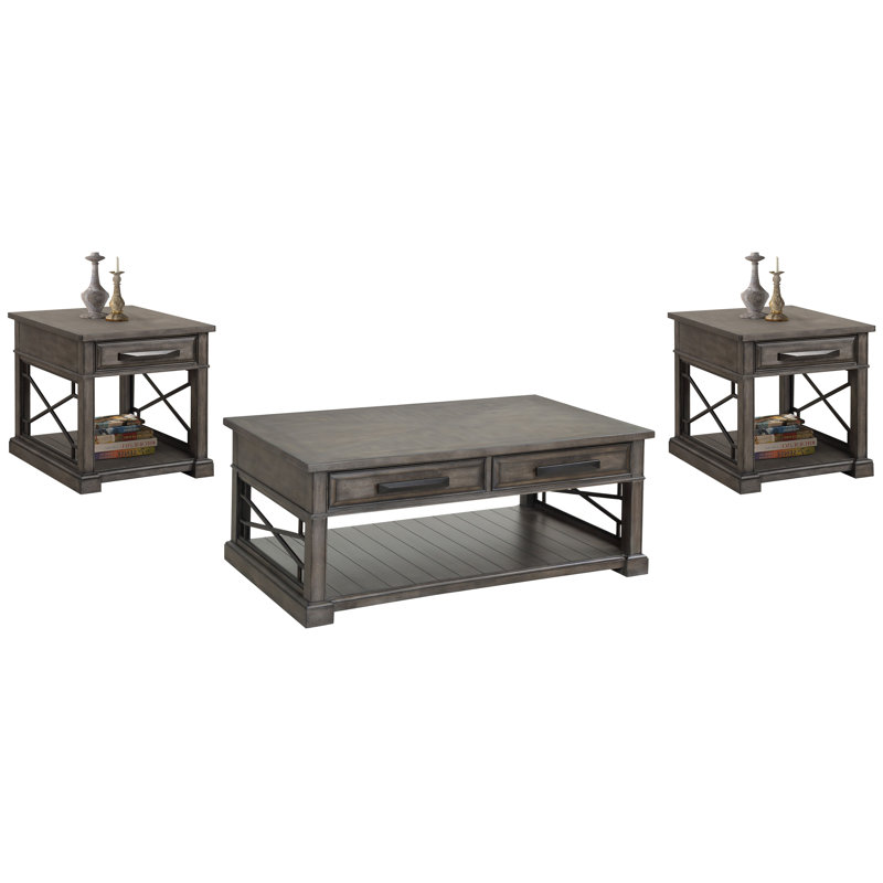 Table basse avec 2 tables de bout Zenna