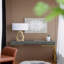 Lampe de table avec abat-jour tambour blanc