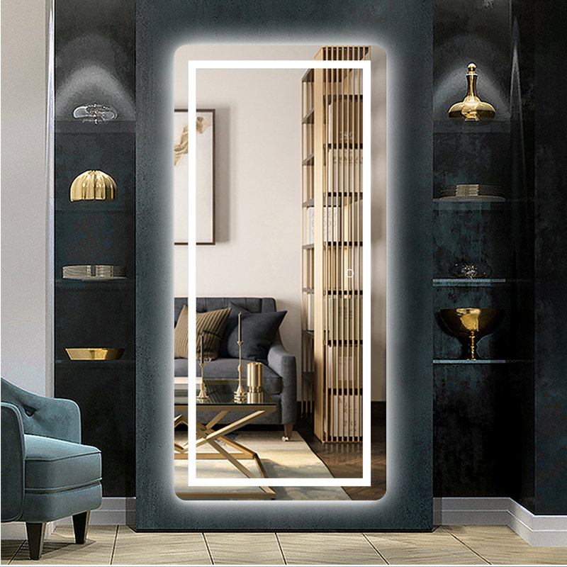Miroir mural DEL, 47 po x 22 po