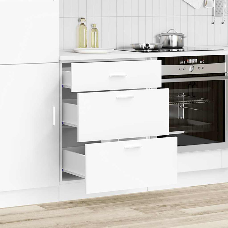 Armoire de cuisine vidaXL Lyon, Blanc