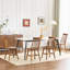 Ensemble de 2 chaises d'appoint et chaises de salle à manger en bois massif Windsor-1009874048