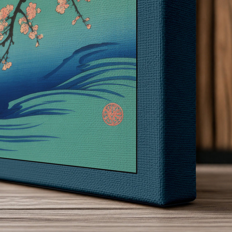 Print, 36x24 - 91.4 x 61.0 cm, Teal Border