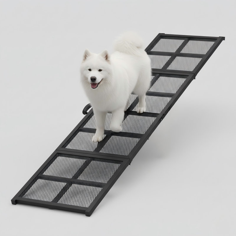 Rampe pour chien extra-longue et extra-large pliable