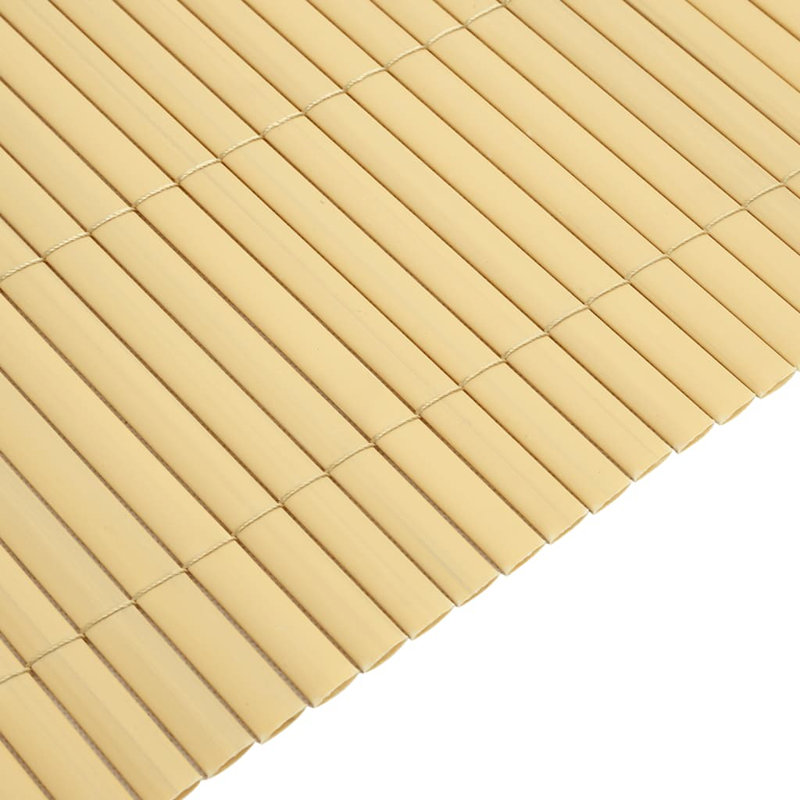 Double-Sided Garden Fence Privacy Barrier, 110 x 400 cm, Yellow