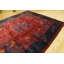 Antique Chinese Art Deco Allover Floral Coral 1920s Rug