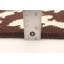 Tapis floral brun foncé en laine noué à la main Altus