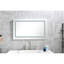 Miroir de salle de bain 32 po x 20 po avec éclairage avant et arrière à DEL, fixation murale - brouillard, 3 modes de couleur, réglage continu de la luminosité, mémoire, verre haute définition, cadre en aluminium, meuble-lavabo de 22 lb