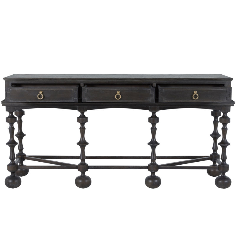 Arrington 76" Console Table, Cerused Ash