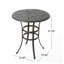 Table de bar en fonte d'aluminium