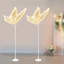 2 pièces élégante décoration de mariage lampe sur pied papillon à lumière ambiante gaze dorée lumière chaude-2109812657