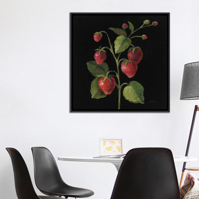 « french fruit series : fraise », reproduction d’art sur toile