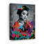 Portrait de femme grunge sur toile-1390582135