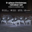 vidaXL LED Reindeers Fabric-587572246