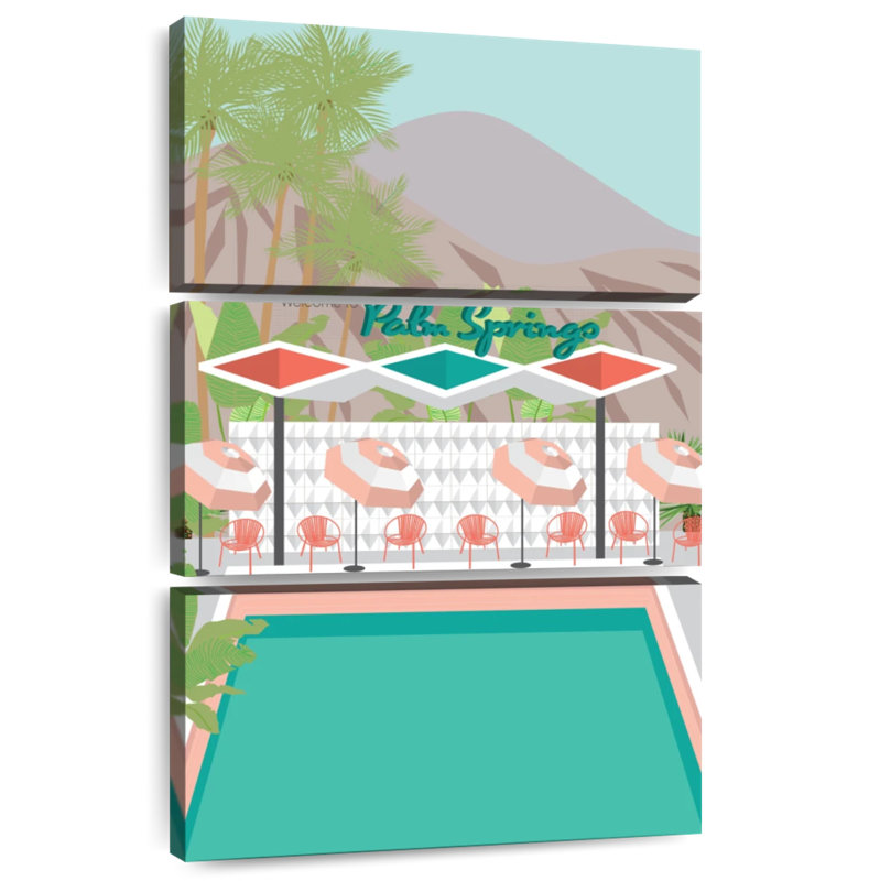 Alvord Welcome To Palm Springs, H 38 po x l 24 po