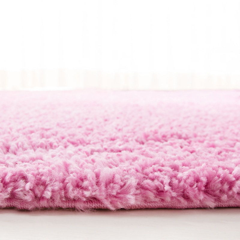 Jiang Pink Area Area Rug, Rectangle 6' x 9'