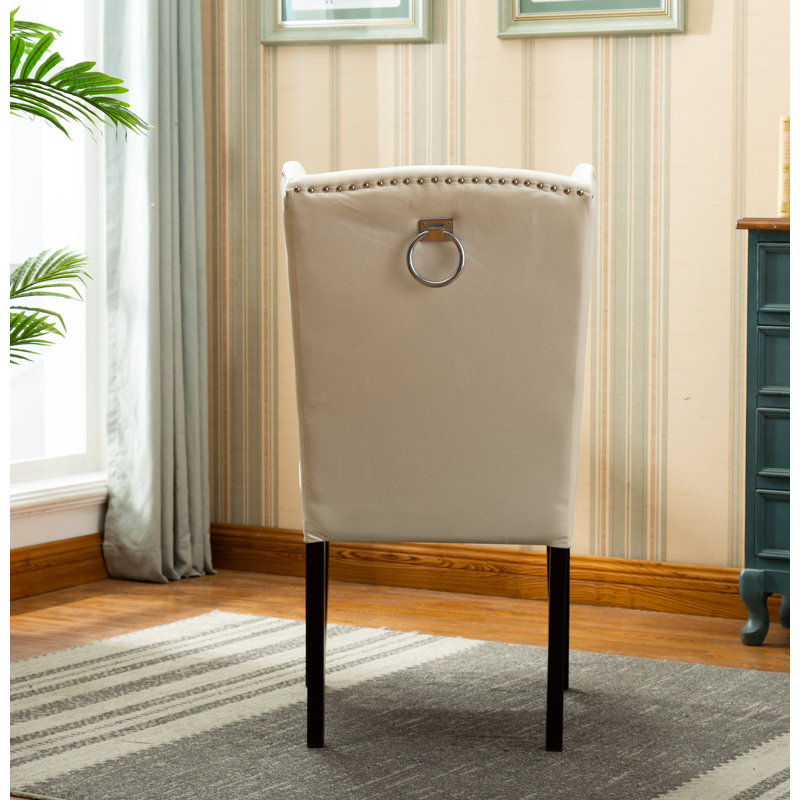Chaise d'appoint l 21 po Aliana, Microfibre/microsuède gris