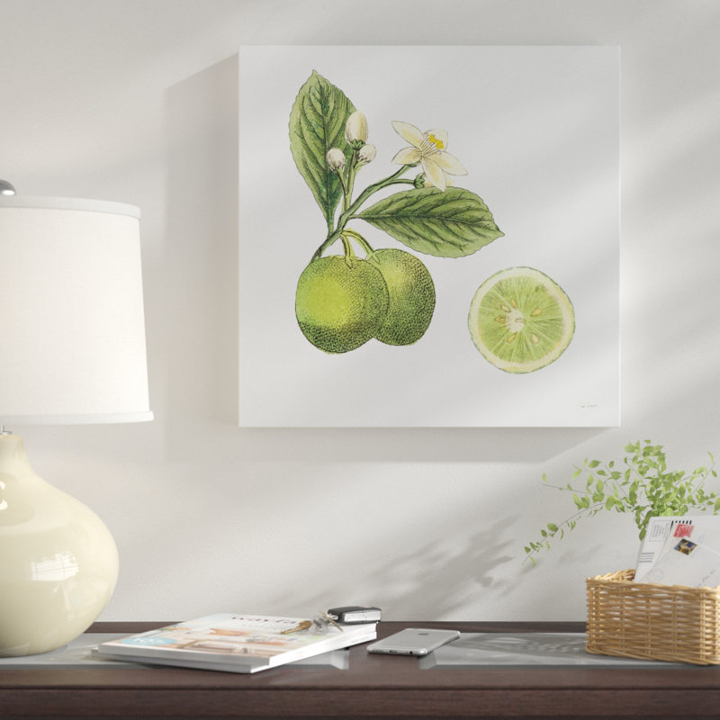 « classic agrumes iii », reproduction d’impression sur toile tendue, H 18 po x l 18 po x P 1,5 po, Toile avec cadre noir