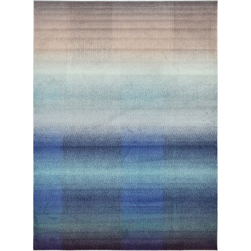 Abstract Indoor Rug, Rectangle 8' x 11'