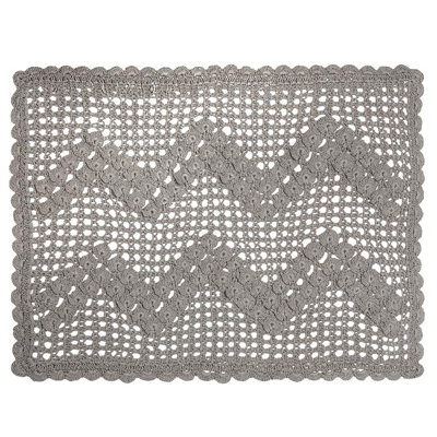 Ribbon Cotton No Pattern Rectangle Placemat