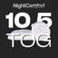 NightComfort Feels Like Down All Season 10.5 Tog Duvet Microfibre Satin Stripe Quilt-87602570