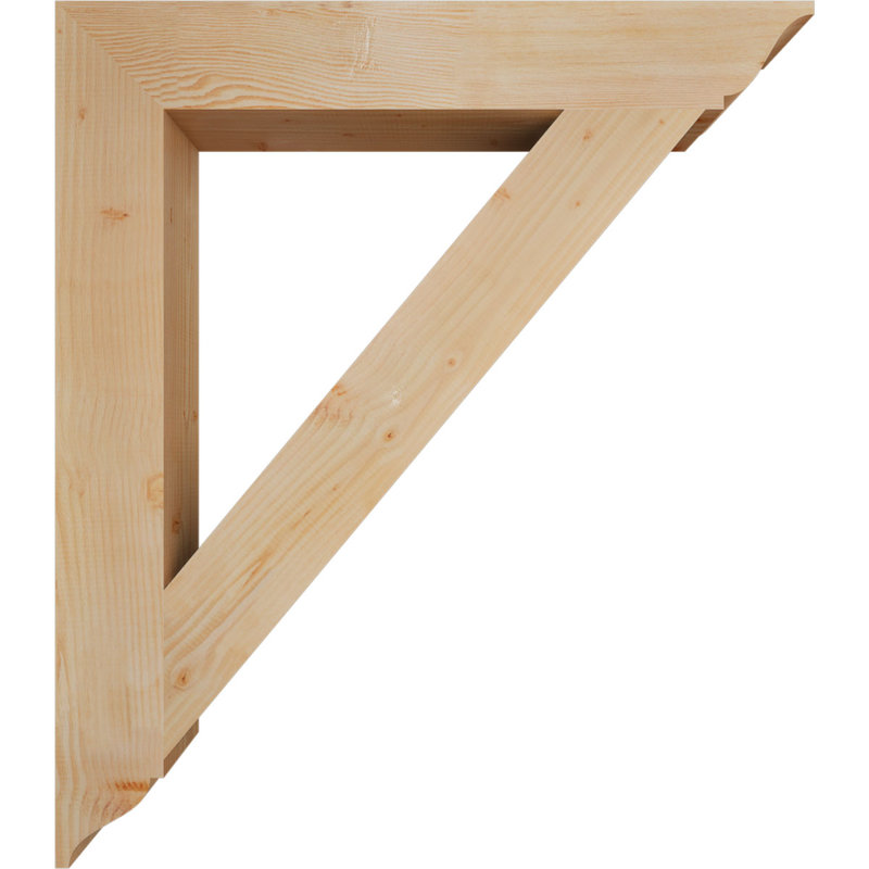 Support traditionnel, H 48 po x l 5,5 po x P 42 po, Douglas (lisse)