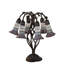 Lampe de table 6 lumières de haut en verre teinté 19 "Pond Lily-12347633