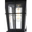 Luminaire suspendu d'extérieur noir Joelle 7 pouces