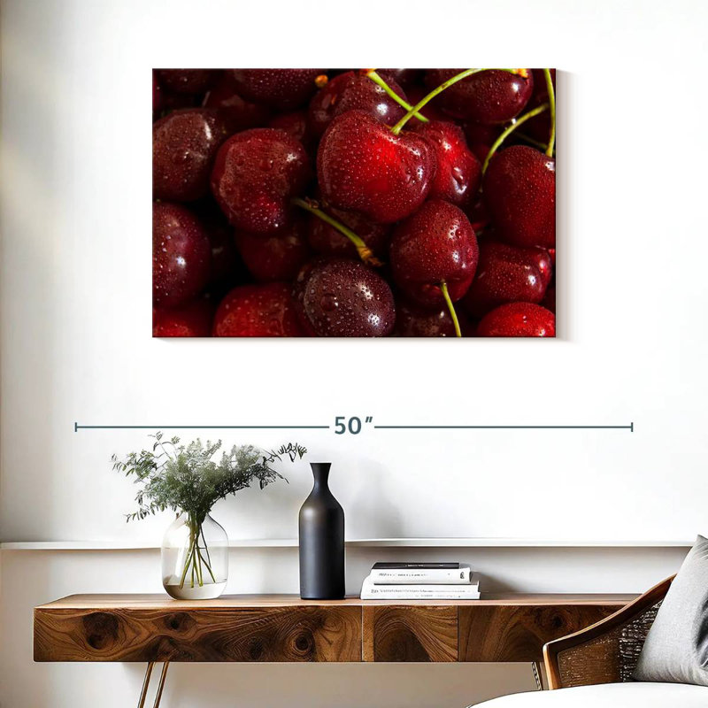 Cerises rouges Yarlin, H 24 po x l 36 po