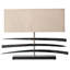 Polished African Horn Console Lamp