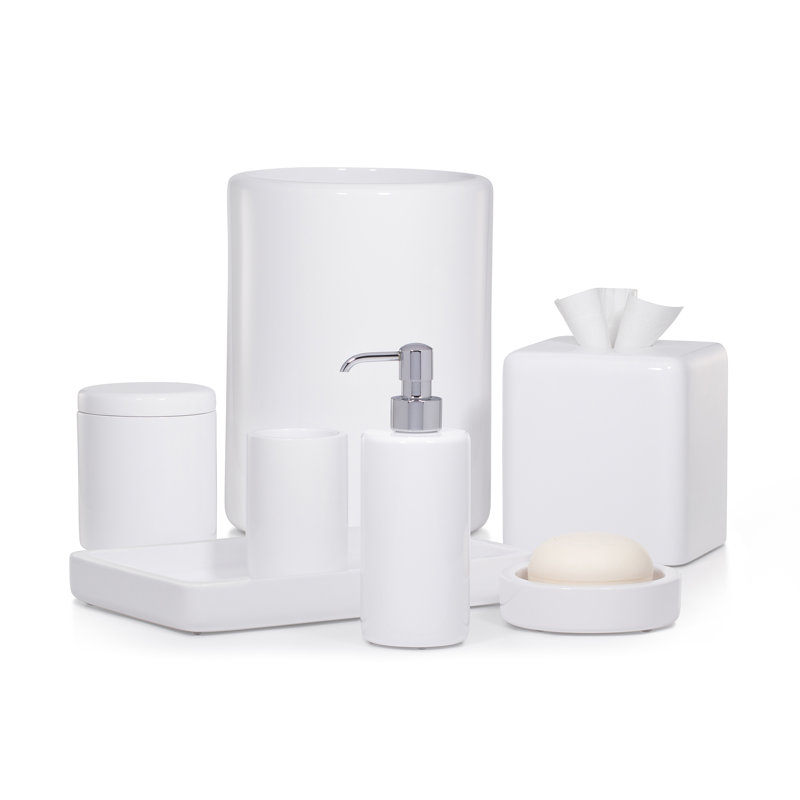 Domus White Gloss Bathroom Tray