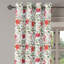 Red Barrel Studio®, rideau décoratif à 2 panneaux avec œillets, 50 po x 54 po, rose, vert, blanc-106352316