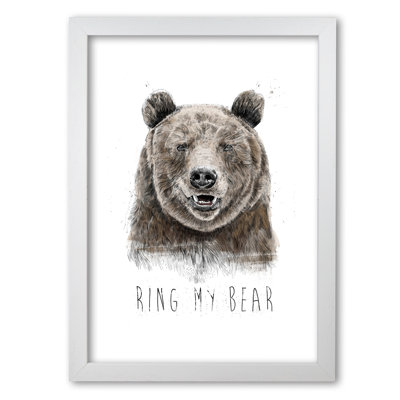 Ring My Bear 1 Piece Wall Art