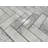 12" x 13" Marble Herringbone Mosaic Wall & Floor Tile