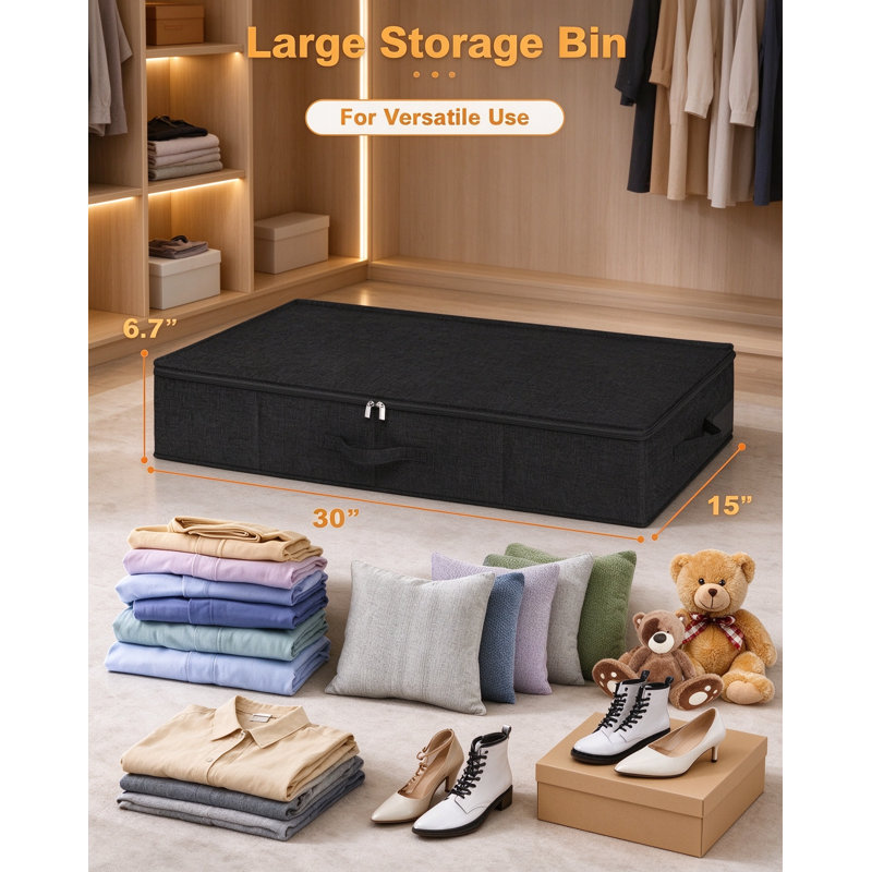 Rebrilliant Fabric Underbed Storage