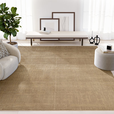 Tapis beige Abani Rugs Plush Deco PDE120A