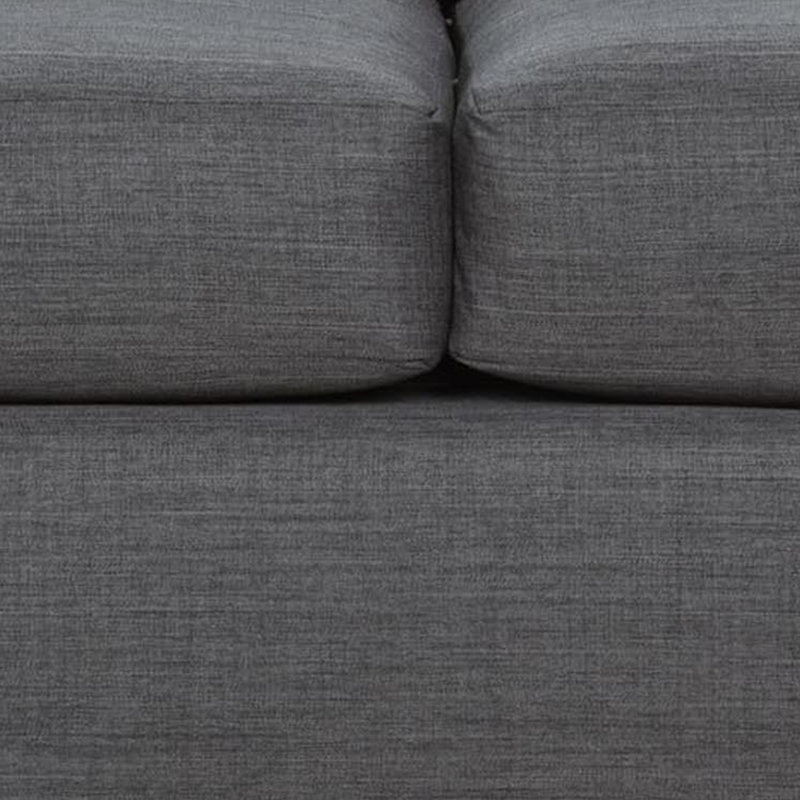 Ensemble de salon 2 pièces Arbury, Mélange de polyester gris anthracite