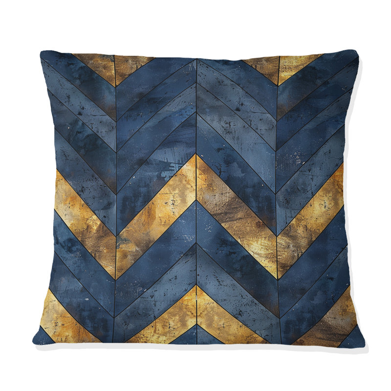 Motif à chevrons Glam II - Glam, H 16 po x l 16 po