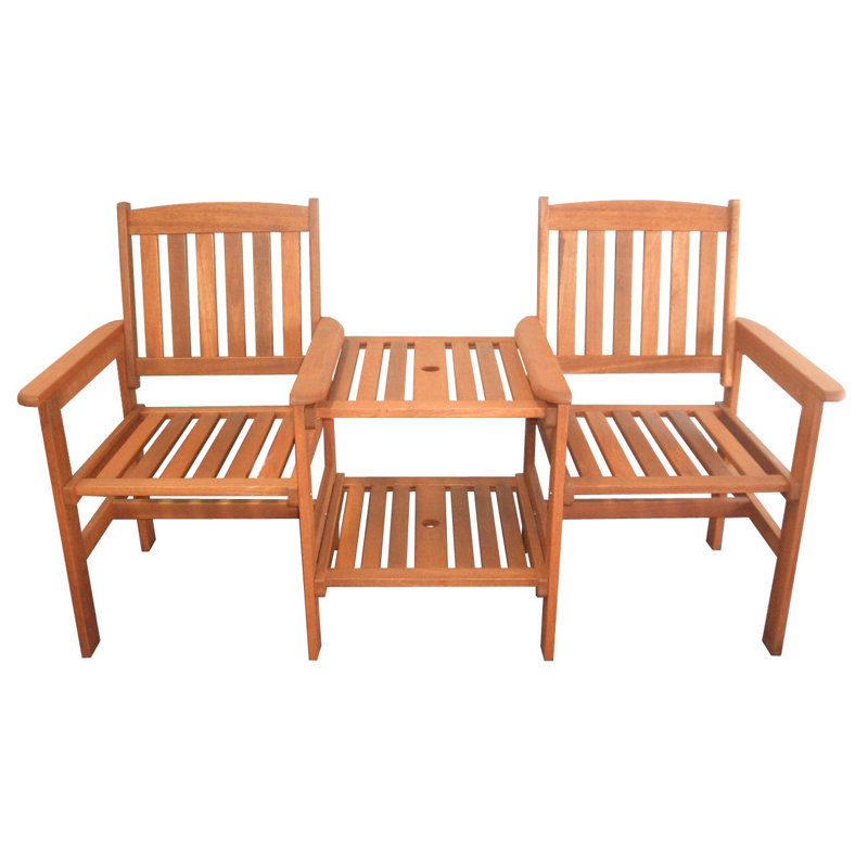 Tiemeyer Solid Wood Outdoor Bench