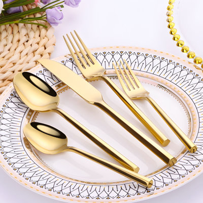 Latitude Run® Rolinda Flatware Set - Service for 4