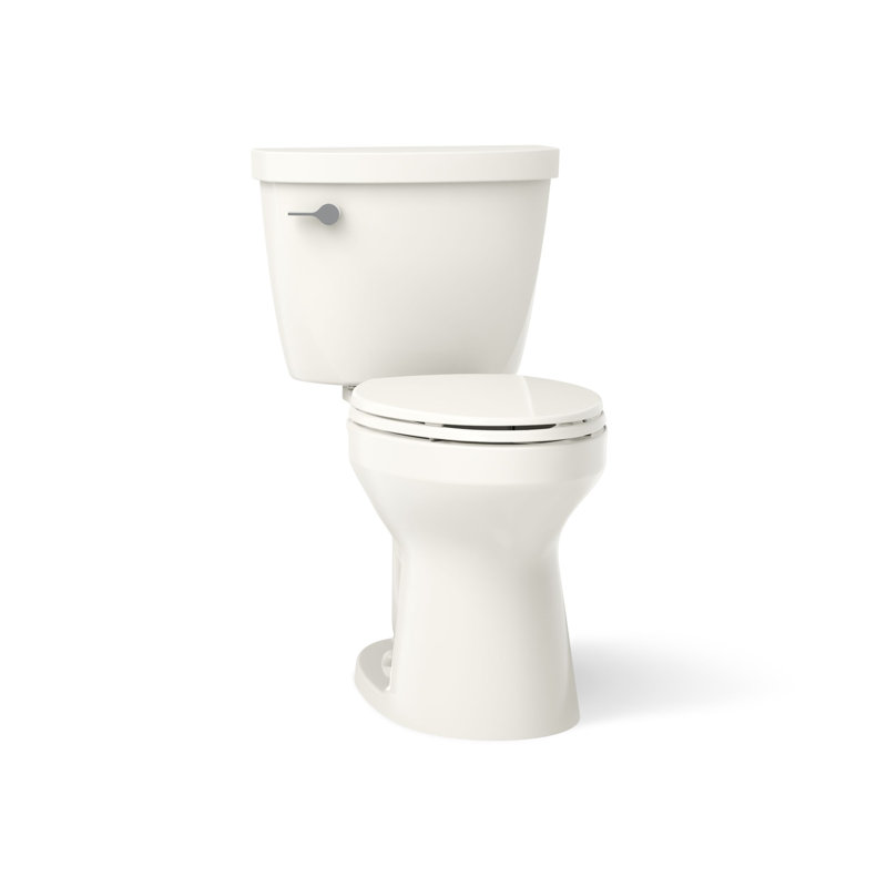Cimarron® Two-Piece Elongated Toilet, 1.28 Gpf, Biscuit
