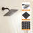 Wall Mounted Shower System With Tub Spout Single Handle Shower Faucet Set Brass Shower Trim Kit With Rough-In Valve-120195682